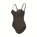 Rihmadeta &Uuml;hes t&uuml;kis kehakujundaja Sisseehitatud rinnahoidjaga K&otilde;hukontroll Salendav Bodysuit S must