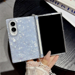 V&auml;rviline Aurora Kestimuster Magnetiline Keskmine Hinge Kaitse&uuml;mbris Samsung Galaxy Z Fold 8 Wide Fold8 jaoks PC P&otilde;rutuskindel Kate Galaxy Z Fold 8 sinine