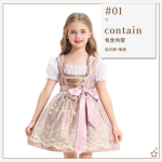 Baieri laster&otilde;ivad Saksamaa M&uuml;nchen Oktoberfest Neiu Pastoraalne T&uuml;drukud Talu Karnevali Kleit 130cm beige