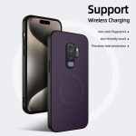 Magnetiline telefoni&uuml;mbris Samsung Galaxy S10 Plus S10e S9 Plus jaoks Magsafe traadita laadimiseks Kaitsev s&uuml;sinikkiust tagakaas Galaxy S10e hall