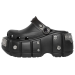 Balenciaga Hardcrocs Slide X Crocs 'Nero Silver' Naiste 687398W1S8N1081 36
