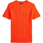 Polo Ralph Lauren S&uuml;gis/Talv 24 Slim Fit Kootud Kampsun Naiste kampsun P&auml;ikeseloojangu-Oranž WMPOSWENC021008-800 XS red