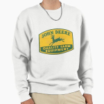 Unisex Puuvillane Kampsun Kapuutsiga Kampsun Tr&uuml;kitud Kampsun Vintage John Deere P&otilde;llumajandustehnika Pullover Sviiter Vabaaja Pikkade Varrukatega Sviiter 4XL (90-100kg) valge