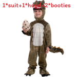 Dinosaurus Halloween Onesie Lastele Pol&uuml;esterkangast Ja L&otilde;busa Multikakujundusega Kost&uuml;&uuml;mipidudeks XXL pruun