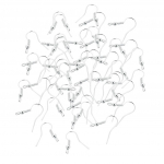 200 t&uuml;kki k&otilde;rvar&otilde;ngad, konksuga k&otilde;rvatraat helmega ja vedruga isetegemise leiud h&otilde;bedane as described h&otilde;be