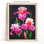 5D DIY teemantmaaling t&auml;is &uuml;mmarguse lillega tikandi allahindlus pilt kivist teemant 20X30