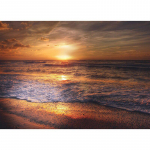 T&auml;is&uuml;mmargune teemantmaal DIY teemanttikandid p&auml;ikeseloojangu ranna ristpistes kivikivi 20X30CM