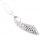 Altesse [H3253] &ndash; valge 'Goddess' h&otilde;bedane kaelakee valge