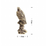 Uus messingist kotkakuju, vanaaegne simuleeritud loomakuju, kodukontori lauakaunistus, metallfiguuride rekvisiidid, m&auml;nguasjakingitus