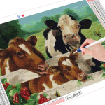 Teemanttikandid 5D veiste loomade maalimine ristpistes pilt 20X30CM