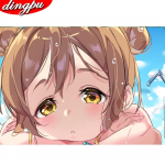 5D teemantmosaiik T&auml;is&uuml;marad tiigrid Teemanttikandid Loomad Rhinestones Pildid Teemantmaaling Helmet&ouml;&ouml;d 20X30CM