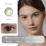 FreshGo Natural Color Kontaktl&auml;&auml;tsed Silmadele Sinised Rohelised L&auml;&auml;tsed Kosmeetilised Pehmed Prillid Ilu Pupillid koos l&auml;&auml;tsede &uuml;mbrisega