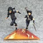 Naruto Poiss Uchiha Itachi Sasuke'i Lapsep&otilde;lv Anbu Kost&uuml;&uuml;m Figuur Kaunistused 1 set