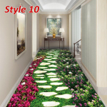 Homedo 11Styles 3D elutoa vaibad siseruumides sissep&auml;&auml;su uksematt Voodiala Vaip Lilled Rohutaimed K&ouml;&ouml;k Koridori Vaibad Vaip 80x100cm