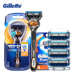 Gillette Fusion Proglide k&auml;sitsi raseerimise žiletiterad meestele Habemehabeme pardel Pardel karvaeemaldusmasin 1 k&auml;epide, 5 tera