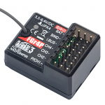 FlySky FGR4P 2,4 GHz 4CH AFHDS 3 RC vastuv&otilde;tja PWM/PPM/I.bus/S.bus v&auml;ljund FSG4P saatja RC-auto jaoks must