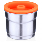 Roostevabast terasest kohvikapslid korduvt&auml;idetavad kohvikapslid espressokapslid, mis &uuml;hilduvad illy-ga h&otilde;be