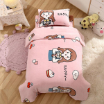 Laste piimatekikott 120*150cm Lasteaia Kolmeosaline beebitekk Paksendatud Nahas&otilde;bralik 120*150cm