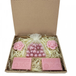 Seep - Seebikarp - Roosil&otilde;hnaline seep - 20 roosat vannip&auml;rlit - Roosa seep Heleroosa