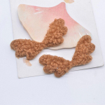 10 tk 64*28 mm inglitiiva aplikatsioonid, &otilde;mblemine v&auml;ljal&otilde;igete albumites tasapinnaliste k&auml;sit&ouml;&ouml;de tarvikud kaunistused plaastrid pruun