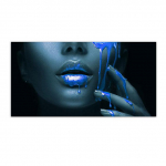 Suured Aafrika naise n&auml;ol&otilde;uendimaalingud Kuldsed seksikad huuled Plakatid ja tr&uuml;kised Seinakunstipildid elutoa kodukaunistamiseks 20x40cm valge