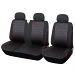 Universaalsed 2+1 raskeveokite kaubiku istmekatted jalgpallitr&uuml;kiga sobivad enamikule veoautodele, Nissan Primastarile, Vauxhall vivarole, VW T4-le