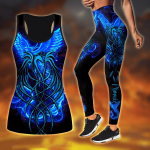 Phoenix Print joogariietus naistele Moodne 3D Prinditud Treening Retuusid Fitness Sport K&otilde;rge v&ouml;&ouml;kohaga vabaaja joogap&uuml;ksid M