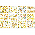 Water Transform K&uuml;&uuml;nekleebis P&auml;evalill Daizy K&uuml;&uuml;nekleebised K&uuml;&uuml;nekleebised K&uuml;&uuml;nekaunistus Manik&uuml;&uuml;r kollane