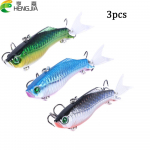 3 tk / partii Vib-p&uuml;&uuml;gilant 8cm-22,5G-6# vibratsiooniga k&otilde;vas&ouml;&ouml;dad koos p&ouml;&ouml;rlevate sabavoobleritega Bassi merep&uuml;&uuml;gitarvetele