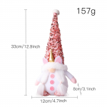 Roosa &uuml;kssarvik Rudolphi nukk j&otilde;ulukaunistused Palus nukk Dekoratiivsed j&otilde;ulukaunistused puhkemaja peokaunistuste jaoks