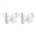 4 TK TangleFree Juhtmeorganisaator K&ouml;&ouml;gijuhtmete halduse m&auml;his juhtmehoidja kaablikerija jaoks 2PCS valge