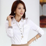 S&auml;rk S&auml;rgi T&ouml;&ouml; Naiste &scaron;ifoonist pikkade varrukatega topid Kevads&uuml;gis kontoris Naiste &otilde;hukesed &auml;ris&auml;rgid S valge