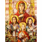 Teemantmosaiik 5D Teemantmaalikomplektid Rhinestone DIY T&auml;is&uuml;mmargune teemanttikandid Religioosne kodukaunistus Full Round 20x30CM