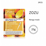 3tk ZOZU Fruit Facial Mask Nahahooldustooted 3pcs Mango