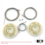 BDP227 Vasak tagumine elektriline liugukse juhtsiini remondikomplekt 7E1843871 VW Transporter T5 T6 Caravelle Multivan 2003-2024 jaoks