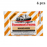 Fisherman's Friend imemistabletid, mandariini, suhkruvaba v&uuml;rtsika mandariini maitsega pastillid, 25 g. x 6 /12 / 24 tk 25 g. x 6 pcs
