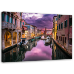 L&otilde;uenditr&uuml;kk Veneetsia kanali lilla 60x40 lilla