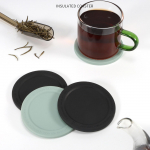 6 tk silikoonist alustealuste hotellitarbed joogik&ouml;&ouml;k &uuml;mmargune soojusisolatsioonimatt kandik libisemiskindel PVC pehme kummist tassi kruusi tassihoidja matt