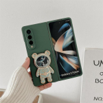 Samsung Galaxy Z Fold 4 mobiiltelefoni &uuml;mbrise jaoks armas Space Astronaut Bracket Stand Z Fold 3 2 kate For Z Fold 4