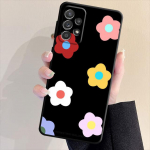 Kaitseraua TPU pehme &uuml;mbris Samsung Galaxy A53 A23 A71 A31 A51 A22 A13 A32 A21s A72 A33 A52 A14 A73 A52s A11 A12 A91 lillekate Samsung A11