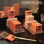 L&auml;bipaistvast akr&uuml;&uuml;list meigiga kihiline hoiukarbi tualettlaud, kosmeetiline huulepulk, viimistlusv&otilde;re, lauaarvuti sahtli panipaik # SNJ-0007-3