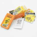 Tarom&auml;ng Kaardim&auml;ng Waite Iron Box Tarot &Uuml;likond Kaardilauam&auml;ng Pronks Oracle Card Party Mitme m&auml;ngijaga vabaajam&auml;ng 10*6*4cm