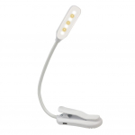 USB-taaslaetav 3 taseme 7 LED-lugemistuli raamatuvalgusti lambi klambriga lamp Laua laualamp Kaitske silmi lugemiseks &ouml;&ouml;valgusti XYZ valge