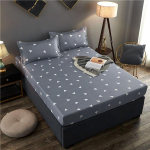 3 TK leht koos 2 TK padjap&uuml;&uuml;riga voodimadratsi kattega, tr&uuml;kkimine voodi, puuvillane hingav lina voodipesu 90 X 200cm 3PCS