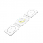 Essageri magnetiline 15 W Qi juhtmevaba laadija kokkupandav laadija alus telefonile IPhone 14 13 12/Airpod / iWatch 7 6 kiirlaadimine 15W 3 In 1 Charger