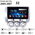 9-tolline traadita autoraadio Carplay jaoks Honda Jazz City 2004-2007 Androidi multimeedia videopleier GPS-navigatsioon WIFI 2+32GB 1+16GB