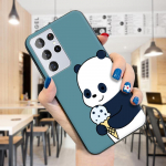 P&otilde;rutuskindel pehme &uuml;mbris, mood armas Panda korpus, t&uuml;drukutele poistele, armas pehme TPU silikoonist telefoni&uuml;mbrise kate Samsungile Samsung Galaxy S9 Plus