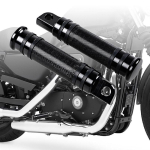 Mootorratta jalatoed jalatugi Harley Touring Sportster Dyna Softail XL883 XL1200 universaalsed jalatoed, taga gray