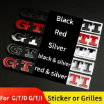 3D metallist autokleebised GTD GTI modifitseeritud embleemiga auto pagasiruumi kleebis Autov&otilde;re kleebis GTD Stickers punane/h&otilde;be