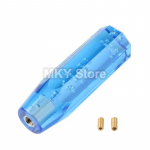 Car Gear Shift Knob 15 cm Car Universal Acrylic Shift Stick Knob Crystal Transparent Bubble Gear Shifter Head Plus 2 sinine